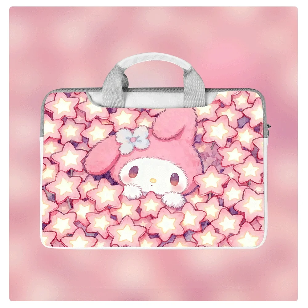

Stylish My Melody Laptop Bag 13 14 14.6 15 16 Inch Waterproof PU Laptop Case for HP Dell Asus Acer Laptop Briefcase Holiday Gift