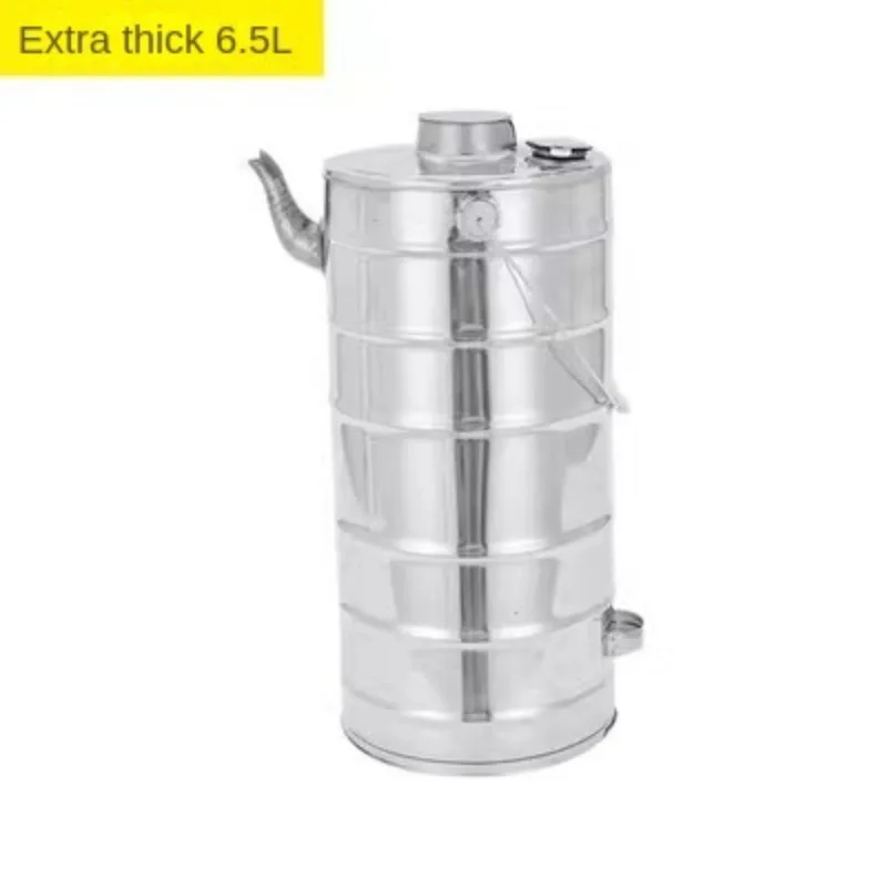 Firewood Stove Water Pot Old style Tea Making Stainless Steel Hollow Pot with Perforated Core for Boiling Water