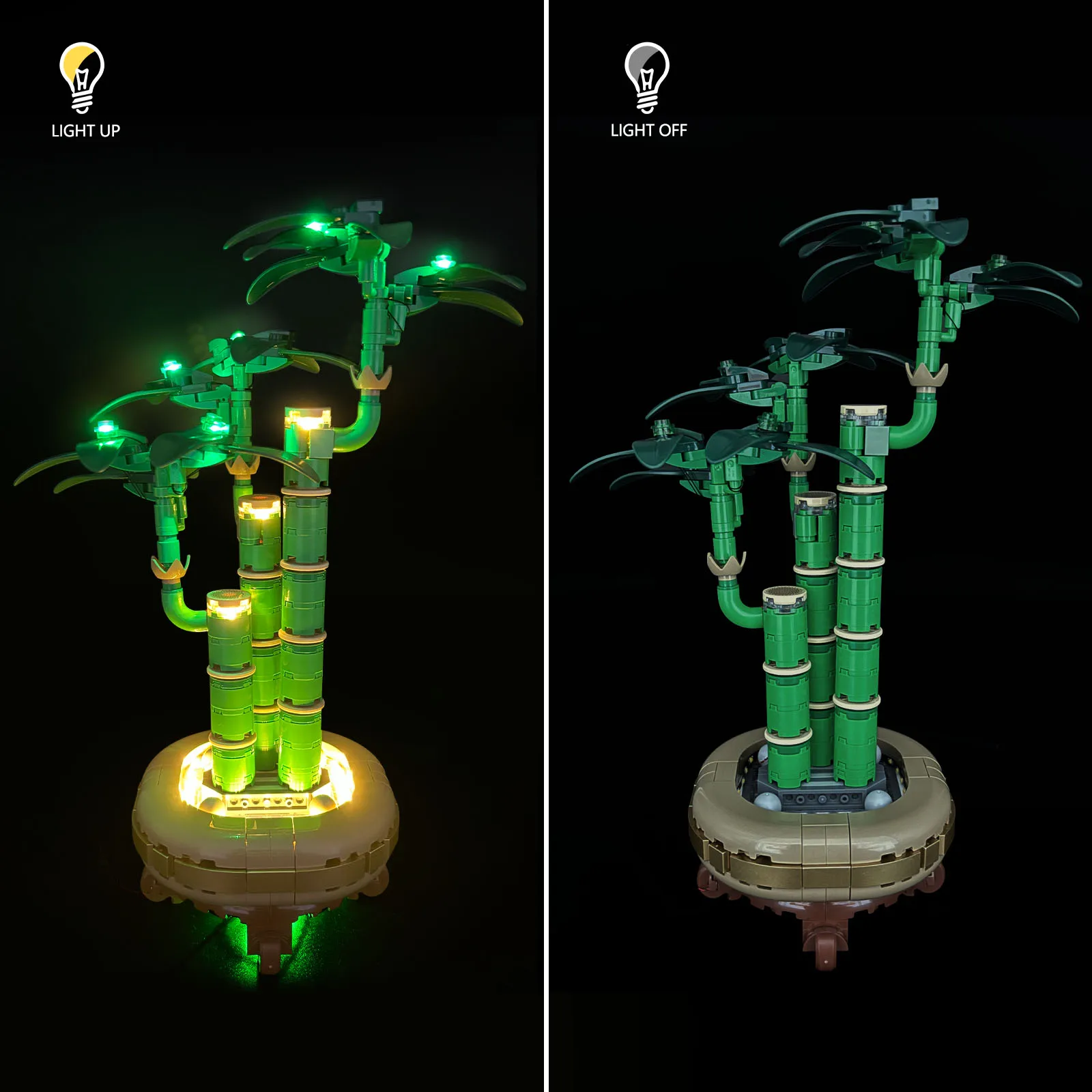 LYBMTWF – jeu d'éclairage LED pour blocs de construction en bambou porte-bonheur 10344 (ne comprend pas les briques modèle)