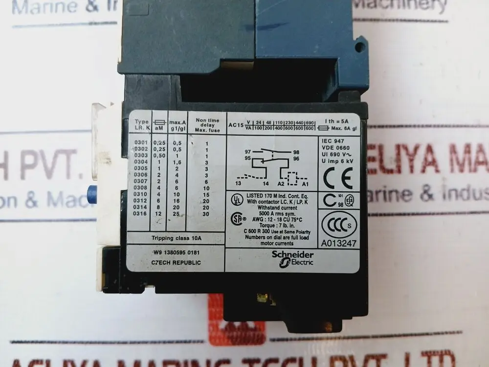 Schneider Electric contcontactor 20a 690v
