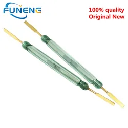 20PCS Reed Switch MKA50202 5*50MM Normally Open Magnetic Induction DIY Vibration-resistance Electronic NO switch For Arduino