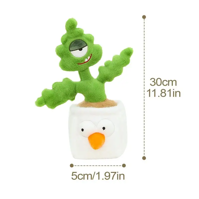 Vaso de plantas plushies dos desenhos animados mesa planta de pelúcia árvore macia vaso recheado huggable planta animais de pelúcia decorativos para