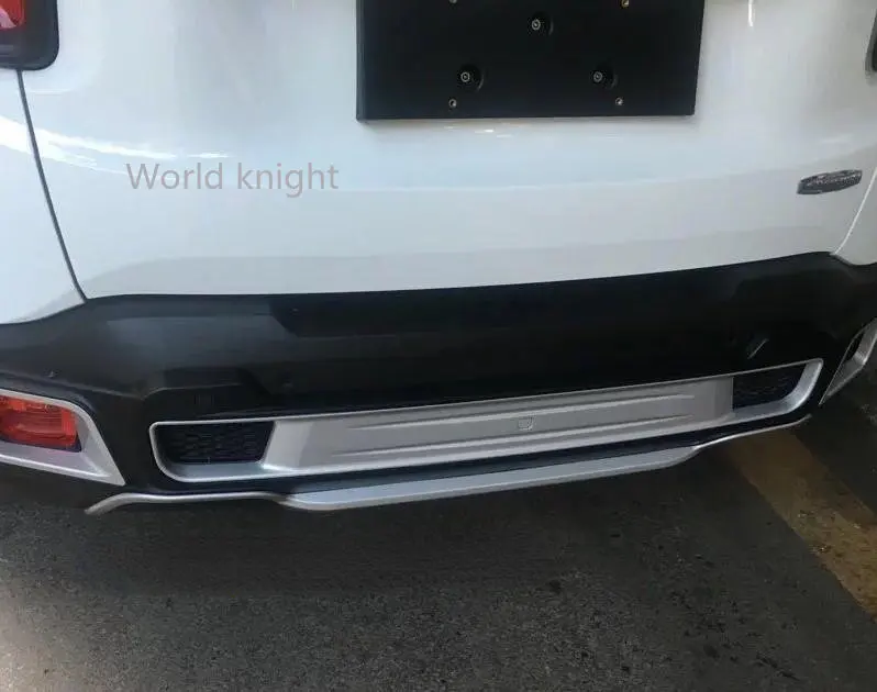 For Jeep Renegade 2016-2018 Car Rear Bumper Diffuser lip Spoiler ABS Chrome Car Styling Auto Protect Accessories Brand New