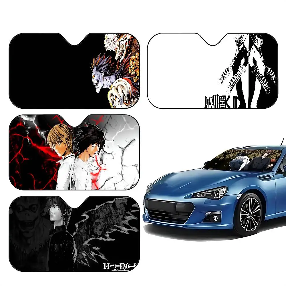 

Anime Death Note Car SunShade Car Sunshade Covers Cover Universal Windscreen Folding Visor