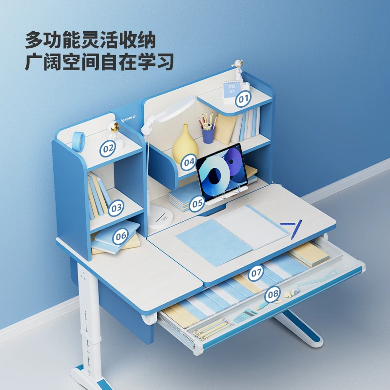 Learning desk, children's household writing desk, elementary school desks, chairs ID330NX