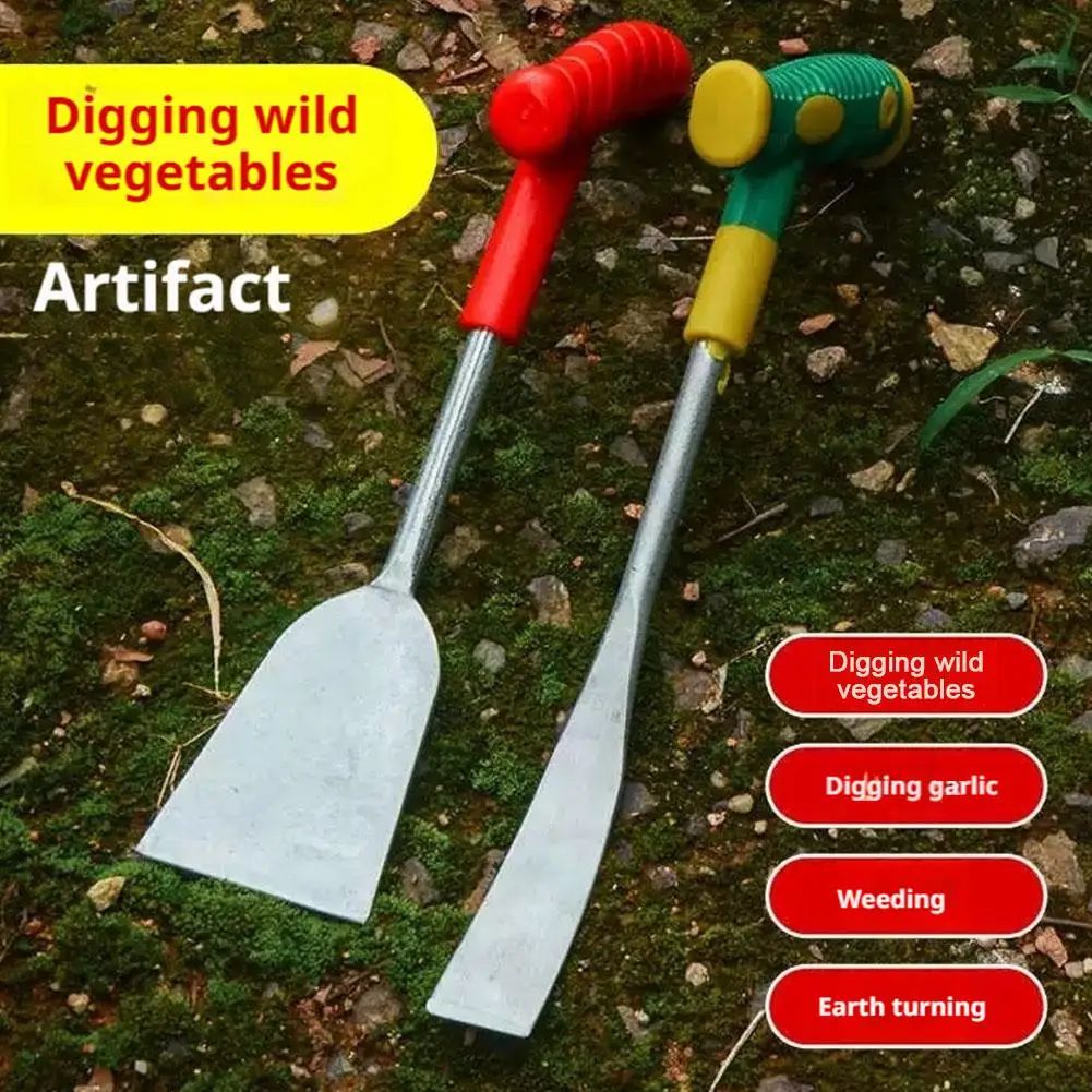 Neue Knoblauch Graben Schaufel Landwirtschaft Carbon Stahl Blume Schaufel Gartenarbeit Jäten Graben Wilde Kräuter Nicht-Slip Griff Garten Kelle