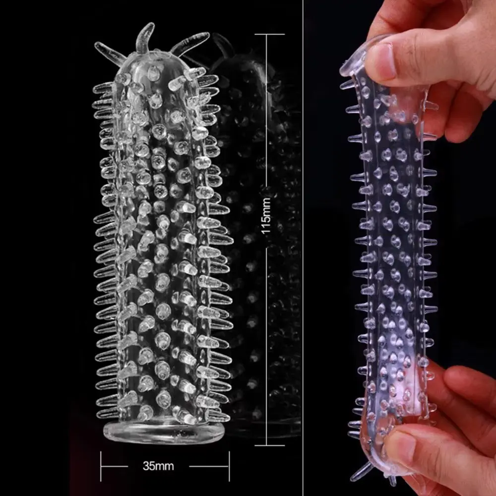 5 أنواع من أكمام القضيب المزخرفة لتحسين الإحساسات أثناء الجنس المختري، لعبة جنسية تحفيزية للرجال #5