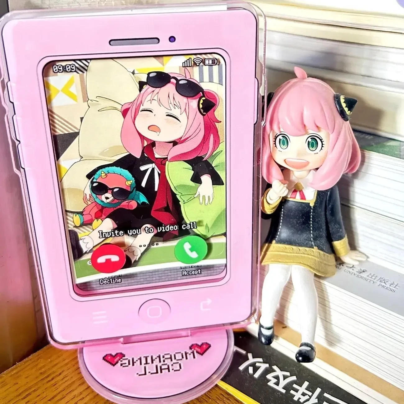 オリジナルモーニングコール額縁プラークアニメスター 3 インチカード挿入ディスプレイ装飾ギフト友人へのアクリル