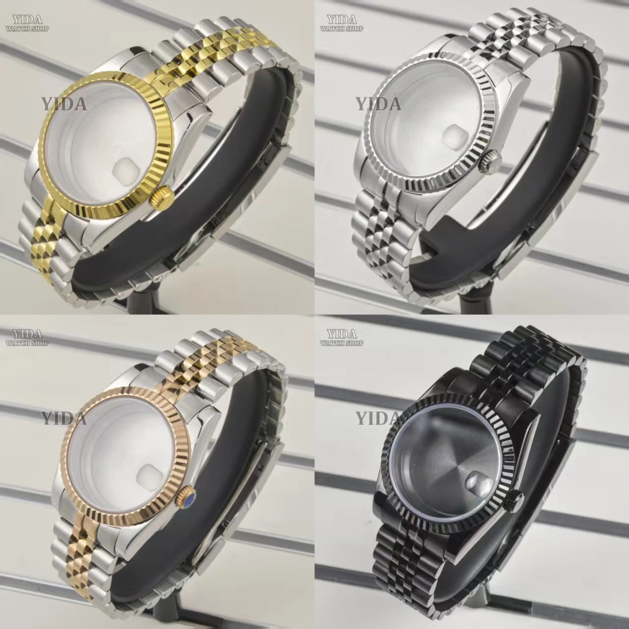 

316L Stainless Steel 36MM 39MM Mod Watch Case Band Sapphire Glass For Datejust NH35 NH36 Automatic Movement Repair Tools Parts