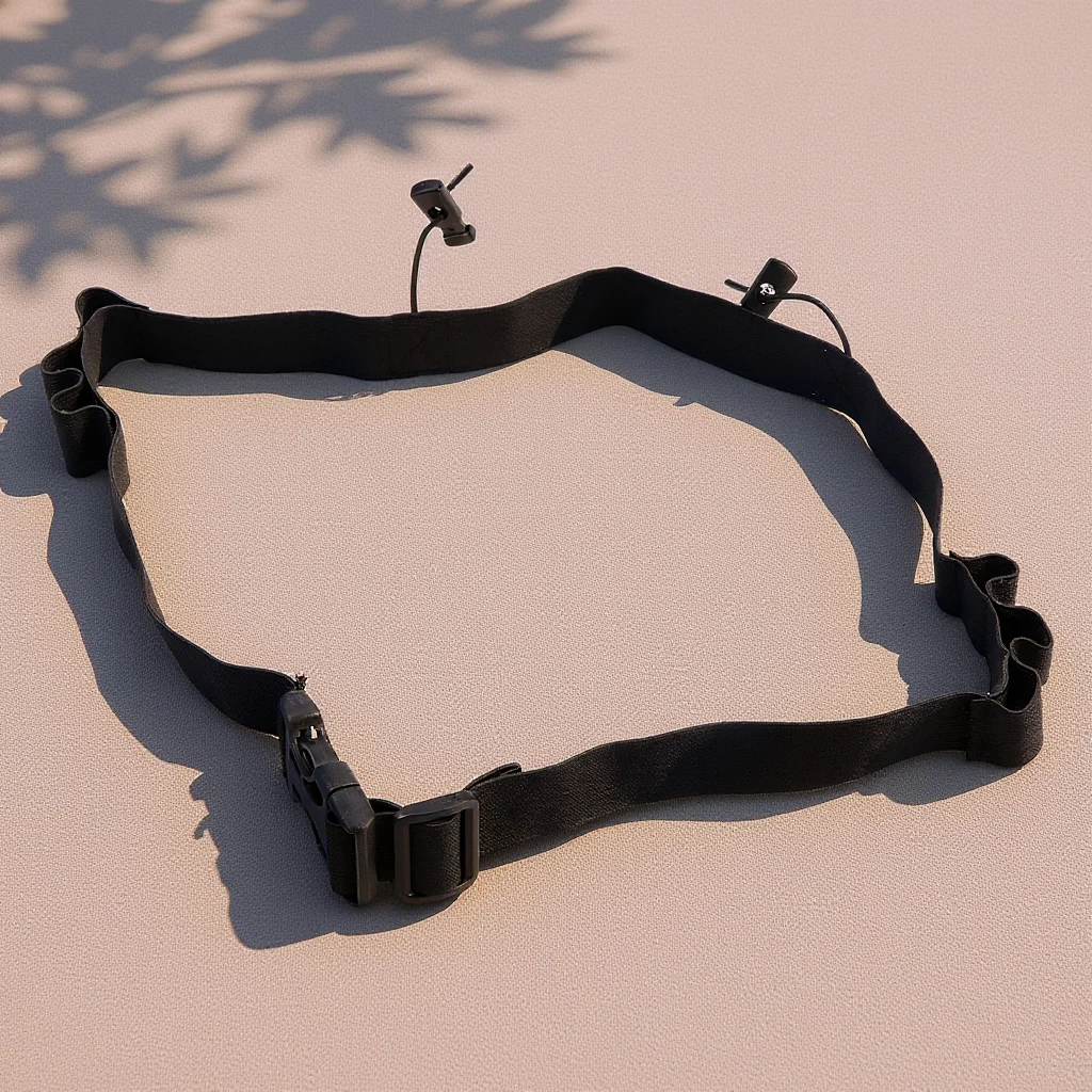 

One Size Waist Belt Premium Polyester Stretchy Skin-Friendly Breathable Race Number Holder for Running