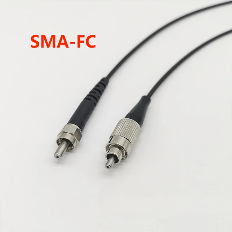 SMA905 Plastic Optical Fiber POF jumper 1mm 980/1000um Metal Connector SMA-ST SMA-FC 1M/2M/3M