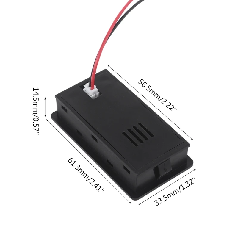 ตะกั่วกรดลิเธียม LiFePO4 ตัวบ่งชี้ความจุแบตเตอรี่สำหรับ 7 V-68 V รถจักรยานยนต์โวลต์มิเตอร์เครื่องวัดแรงดันไฟฟ้า 12V 24V 48V