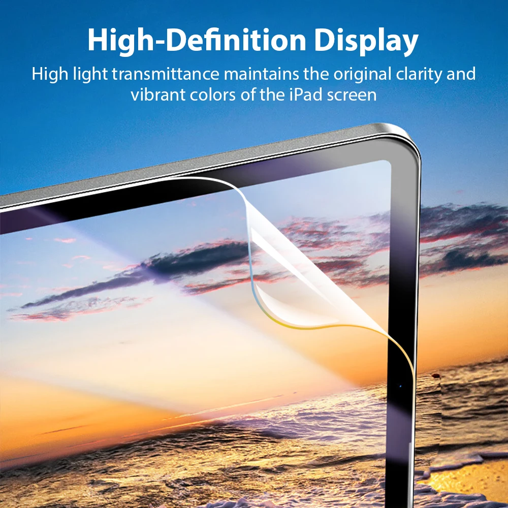 Hydrogel Film For iPad Pro 13 M4 12.9 Air 11 5 4 3 2 M3 M2 Screen Protector For Ipad A16 10 9 10th 9th Generation Mini 6 7 Film