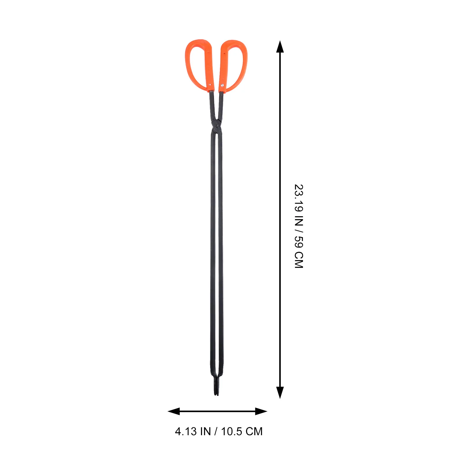 

Fire Tongs Long Handle Heavy Duty Iron For Outdoor Barbecue Wood Stove Camping Fireplace Briquette Picker Household Waste Clamp