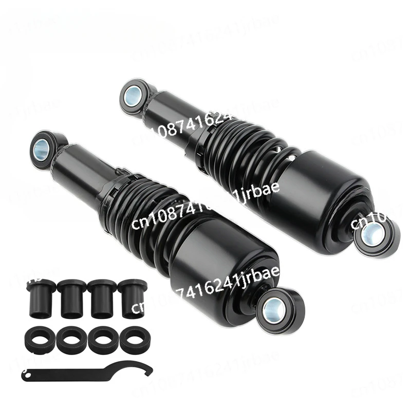 10.5'' 267mm Black Rear Suspension Shocks For Harley Sportster 883 1200 Superlow XL883L XL883R XL883N Iron XL1200C Forty-Eight