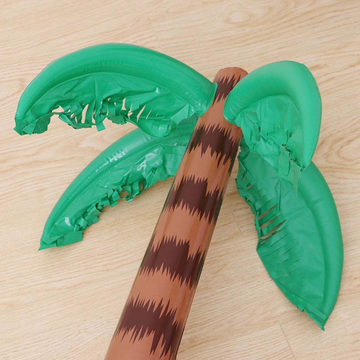 

2 Pcs Inflatable Coconut Tree Cactus Seaside Party Props Beach PVC