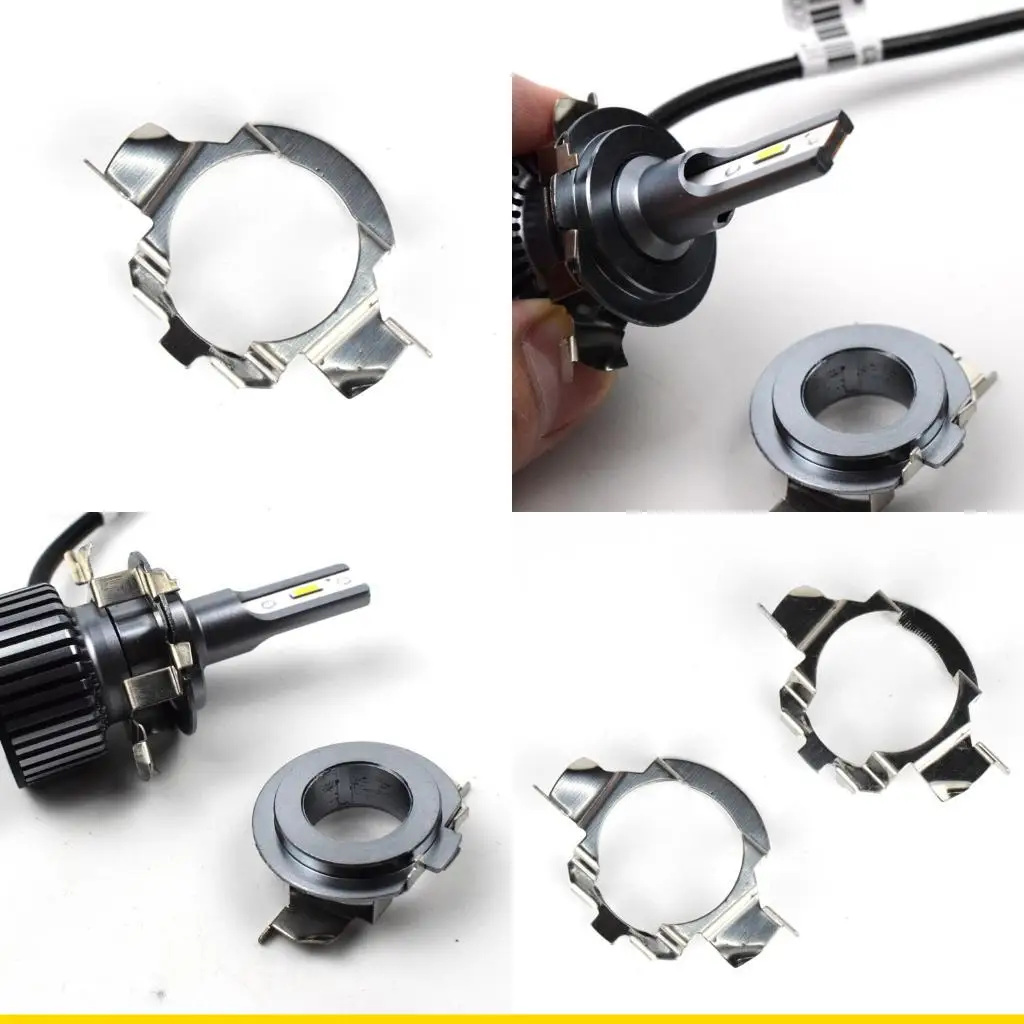 SZCH Automotive Vehicle H7 LED Headlight Retainer Bracket LED Bulb Holder ABS Clamp