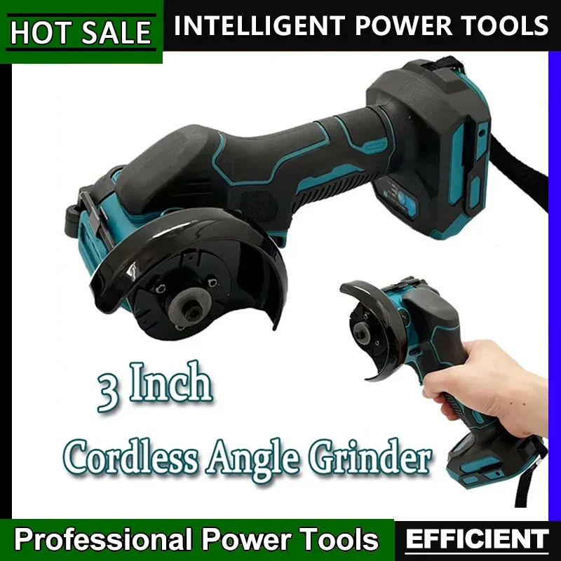 

Подходит для Makita, новая режущая циркулярная пила, электроинструмент, 3-дюймовая мини-угловая шлифовальная машина, беспроводной 3-дюймовый инструмент для электрической резки, аккумулятор 20 В