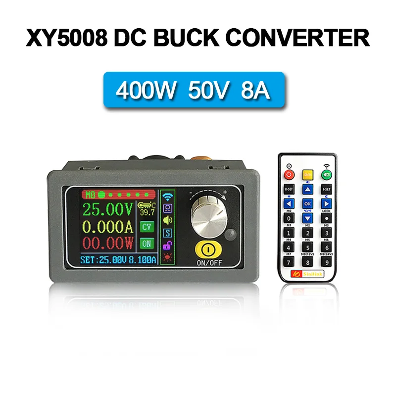 XY5008/XY5008W DC Buck Converter Adjustable CC CV 50V 8A 400W Power Supply Module WIFI APP Variable Step-Down Voltage Regulator