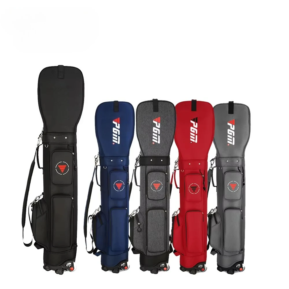 Lightweight Large Capacity Golf Club Travel Bag Nylon Construction with Wheels