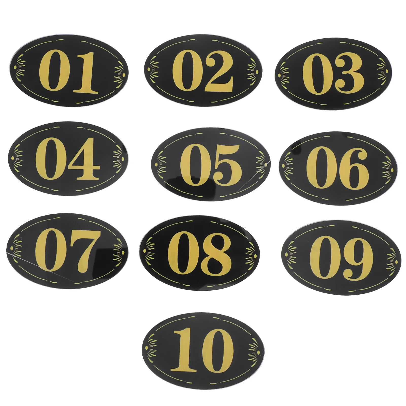 

10 шт., пластиковые наклейки с номерами шкафчиков, легко наносится, сильная адгезия, бесплатно для офиса, спортзала, школьного стола