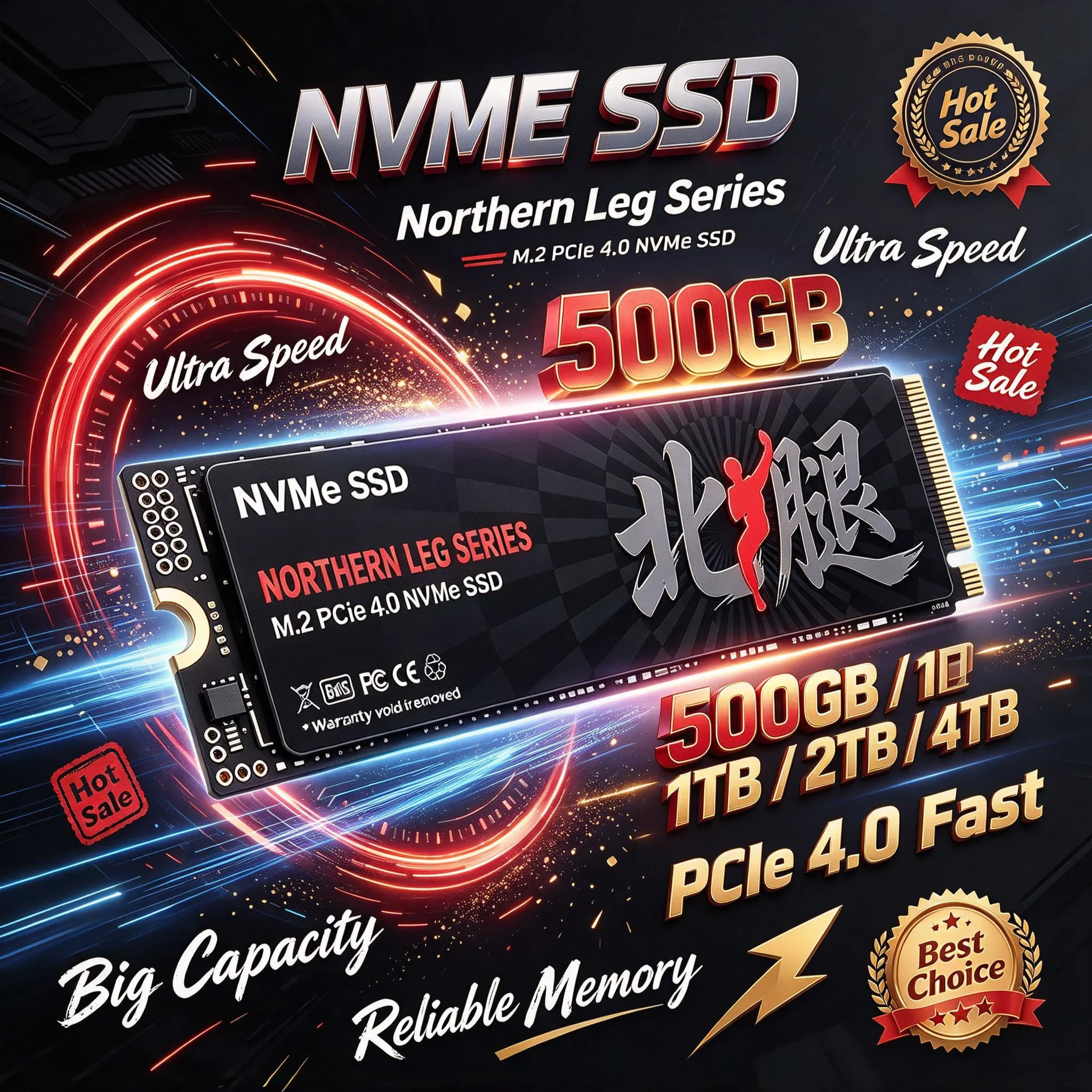 PCIe Gen4 Pro BTXL Portable NVMe SSD External Solid State Drive Fast High Performance Storage for Laptop Desktop Media Archiv