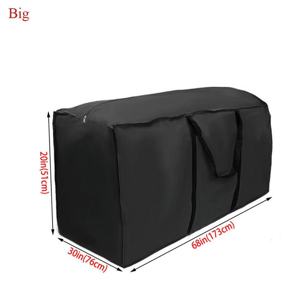 210D Oxford Outdoor Garden Furniture Cushion Storage Bag Waterproof Heavy Duty Christmas Tree Storage Bag Organizer Sleeve