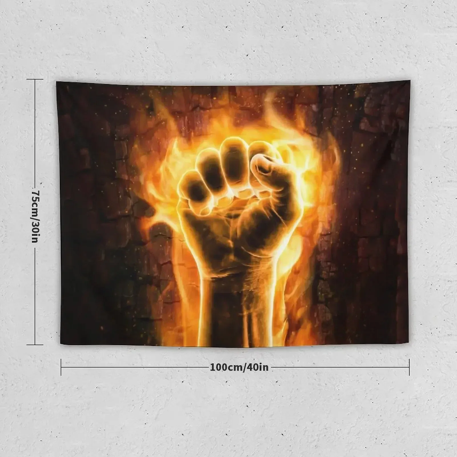 Fist of fire Tapestry Bed Room Decoration Art Mural Wall Decoration Tapestry