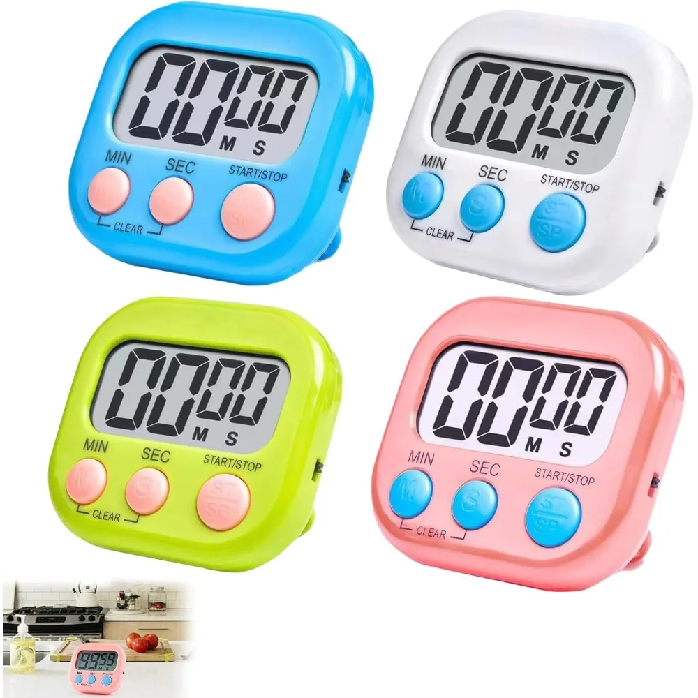 Kitchen Timers for Cooking,Tmers for Cooking,Kitchen Timer Magnetic,Countdown Timer,for Cooking Boiling Eggs, Gym, Meeting