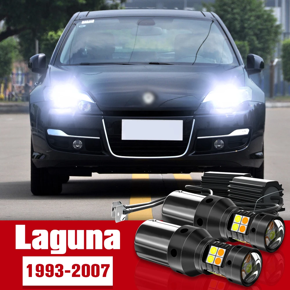 

2pcs LED Accessories Dual Mode Turn Signal+Daytime Running Light DRL For Renault Laguna 1993-2007 2001 2002 2003 2004 2005 2006