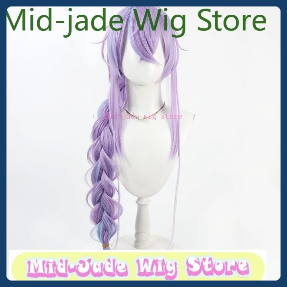 Peruka Mid-jade Wig Store VTuber Hoshirube Shosei Cosplay Halloween Anime Gra Role-playing Syntetyczne Włosy Rekwizyty do Przebrań