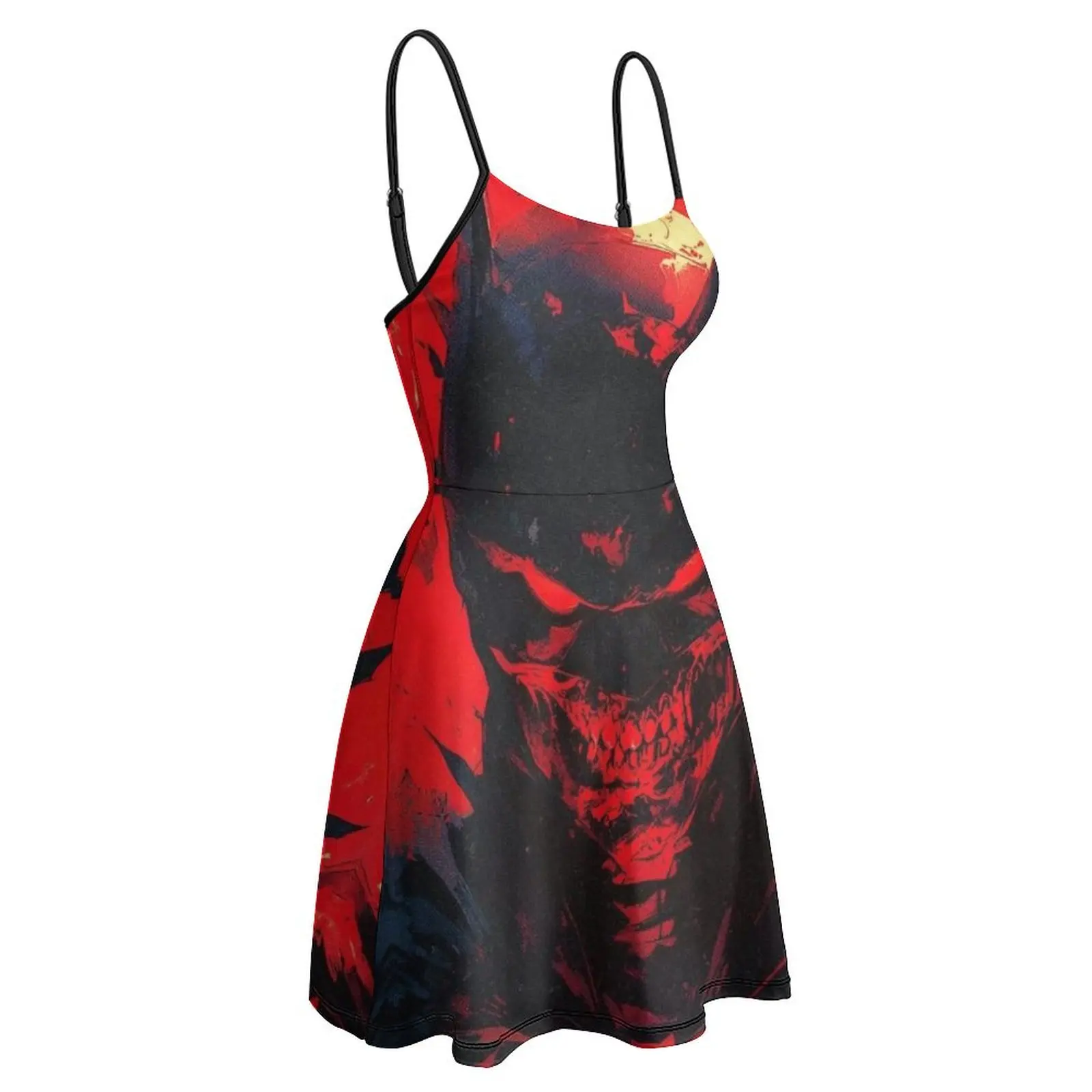 Sexy The  Bats Batty The Dark Knight Caped Gotham’s Guardian (118) Women's Sling Dress Casual  Parties Woman's Clothing The Dres - view 4