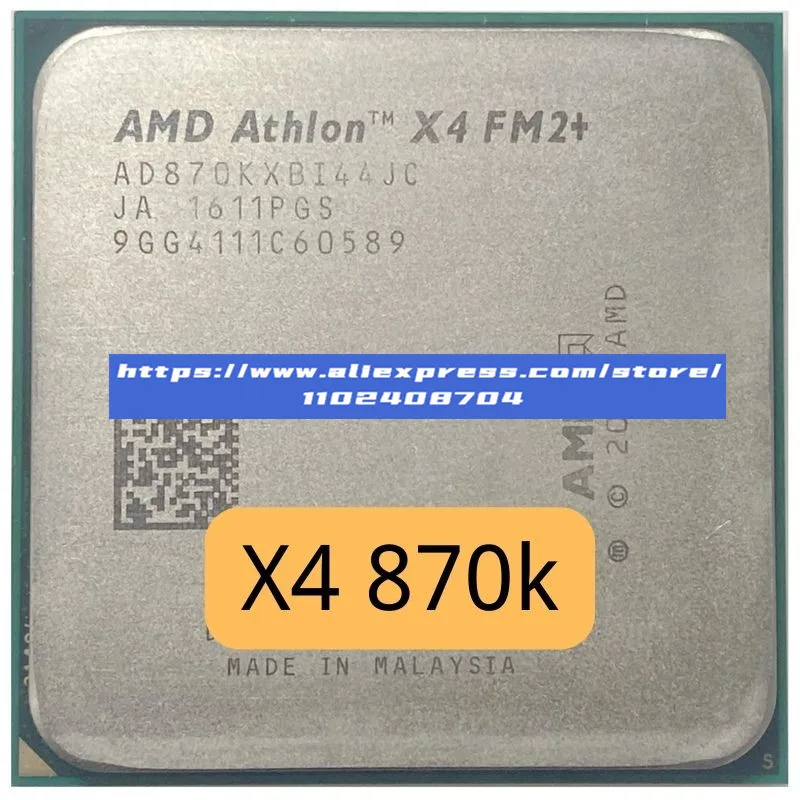 AMD Athlon X4 870K X4 870 3.9 GHz Quad-Core CPU Processor AD870KXBI44JC Socket FM2+