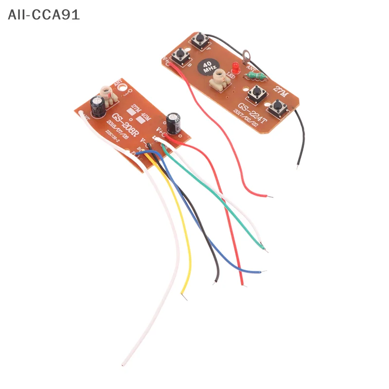 CCA91-1 conjunto placa de circuito 40m 4ch pcb recebe módulo controlador para acessórios do carro rc diy avião brinquedo controle remoto