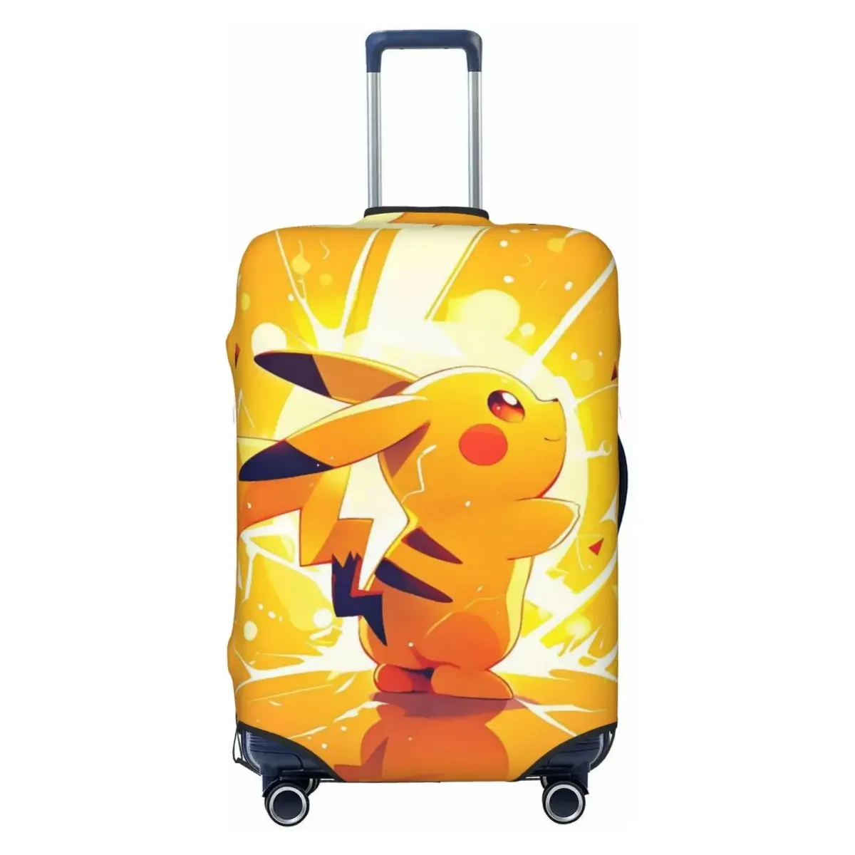 

Универсальный эластичный чехол для багажа с принтом P-Pikachizer для багажа размером 18-32 дюйма, защита от царапин, пыленепроницаемый, моющийся, незаменимый чехол для путешествий