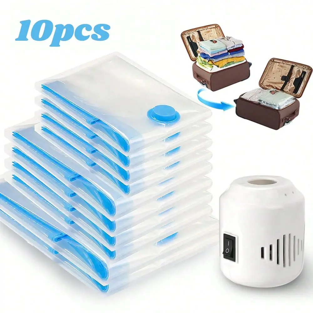 

Vacuum Storage Bags Clothes Organizer Bags Travel Luggage Compression Bags,Ideal Home Supplies Space Saver Storage Bags,Suitabl
