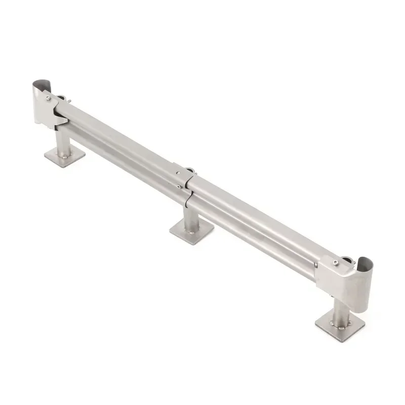 Simulation Metal Road Guardrail for 1/14 Tractor Trailer Truck 1/18 1/24 SCX24 TRX4M 1/10 Car On-Road RC Car Upgrade Parts