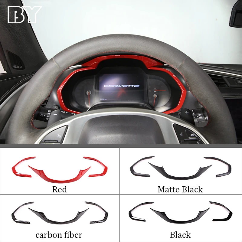 

Auto Interior Styling Car Dashboard Panel Sticker Covers Trim For Chevrolet Corvette C7 2014-2019 Modification Accessories