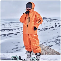 APVCX 2025 New Winter Man And Woman Waterproof Ski Suit Set Warm Breathable Unisex Snowboarding Set Snow Coat&Pants Suit