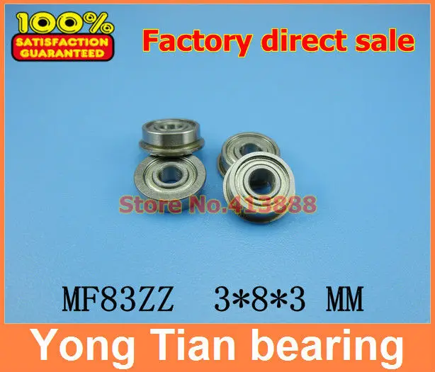 

1pcs High Quality SUS440C environmental corrosion resistant flanged stainless steel bearings SMF83ZZ 3*8*9.2*3*0.6 mm