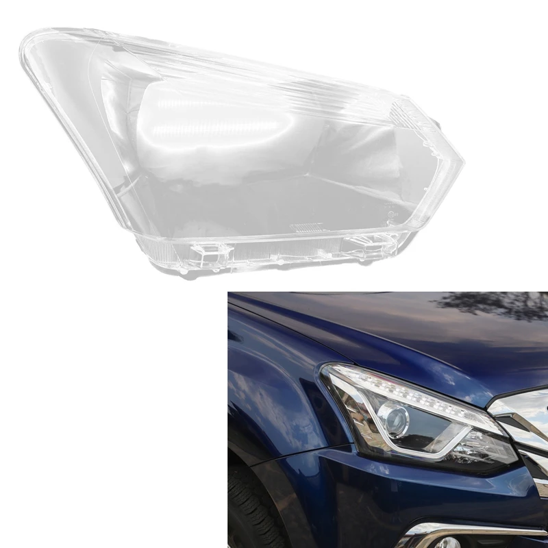 

For Isuzu D-MAX 2019 2020 2021 Headlight Shell Lamp Shade Transparent Lens Cover Headlight Cover