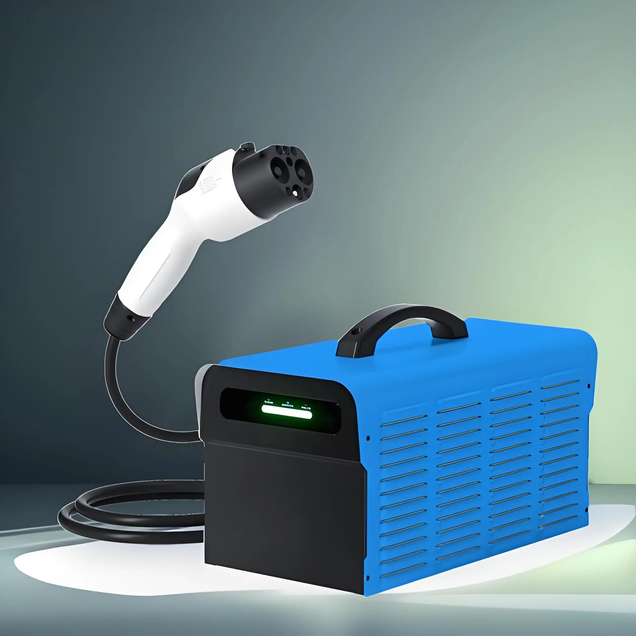 Fast Portable EV Charger 7KW 220V 1phase DC Charge for  ID4 VW ID6 GBT DC Charging Station