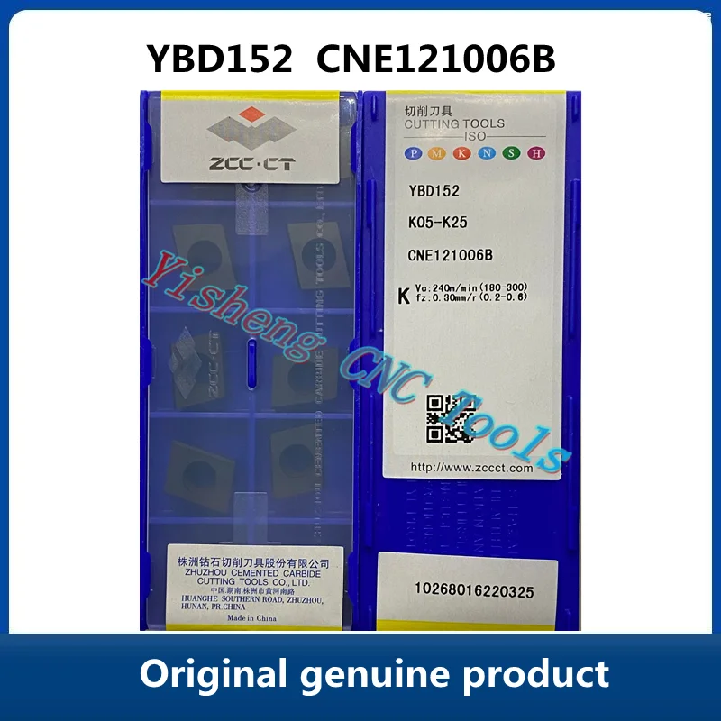 

ZCC CT CNE121006B YBD152 YBM253 Original genuine hard alloy CNC blade