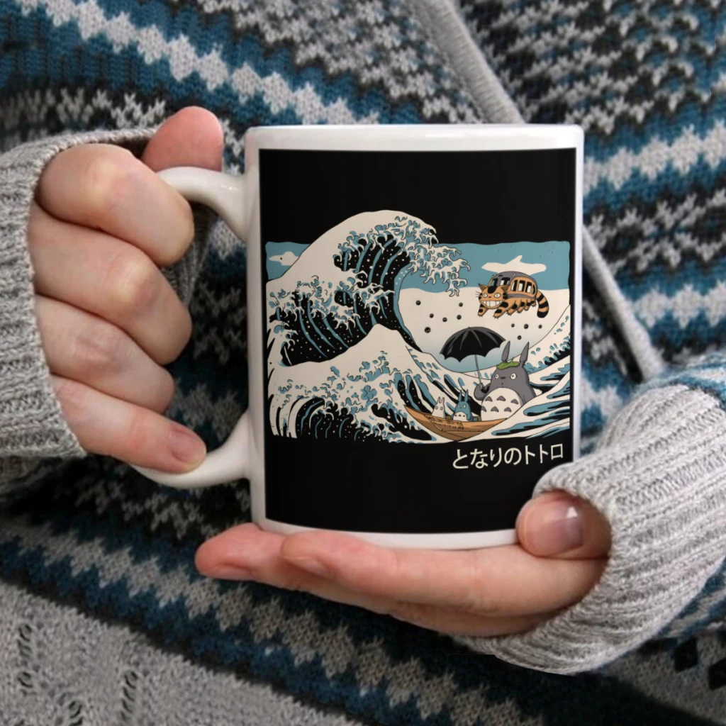 

The Great Wave of SpiritsCoffee Mug Tea Cup 11oz Coffee Cup Funny Birthday Ceramic Mug Personalized Cup