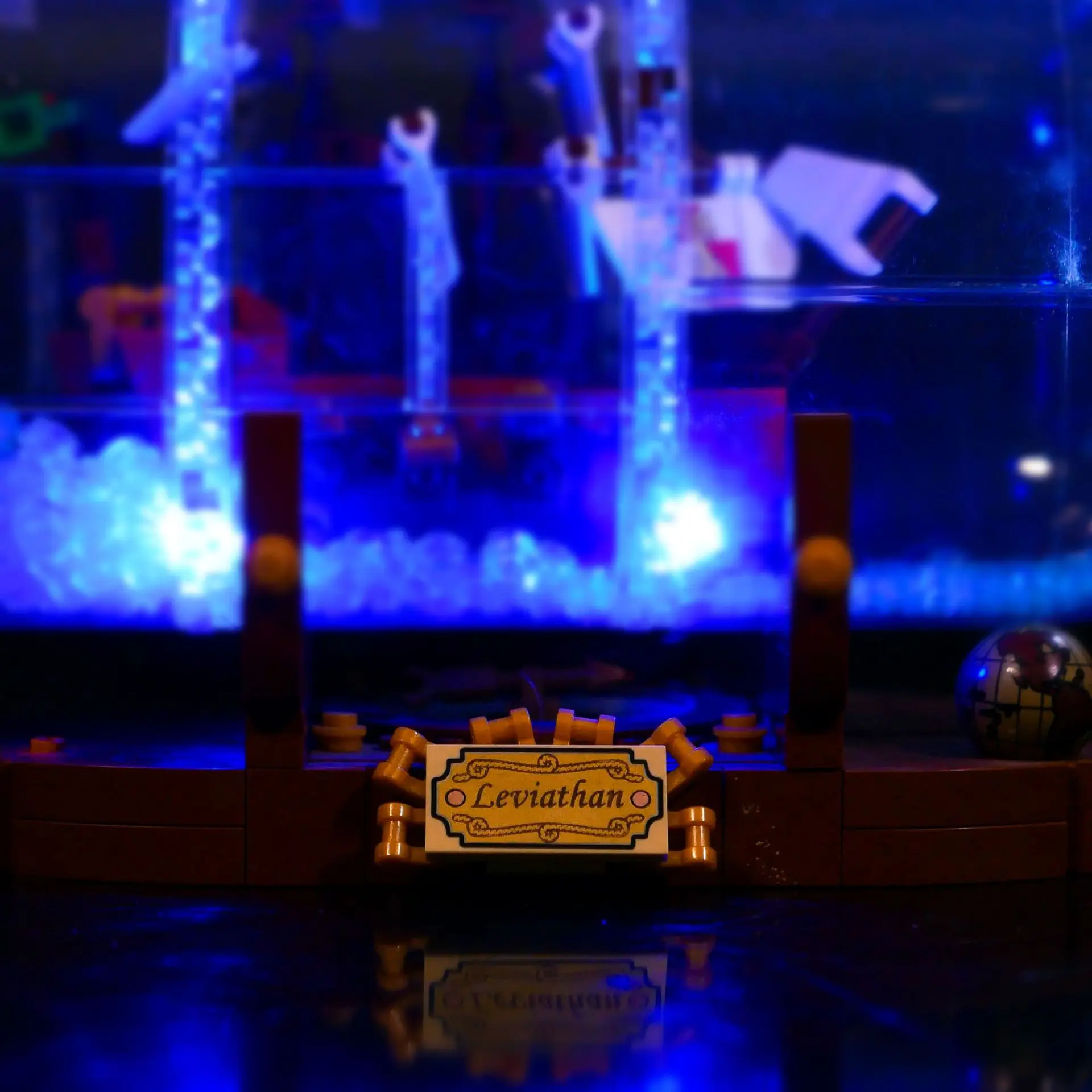 DIY LED Light Kit for Bottle Ship Model – Compatible Ideas Series Building Bricks Lighting Set (No Bricks Included)