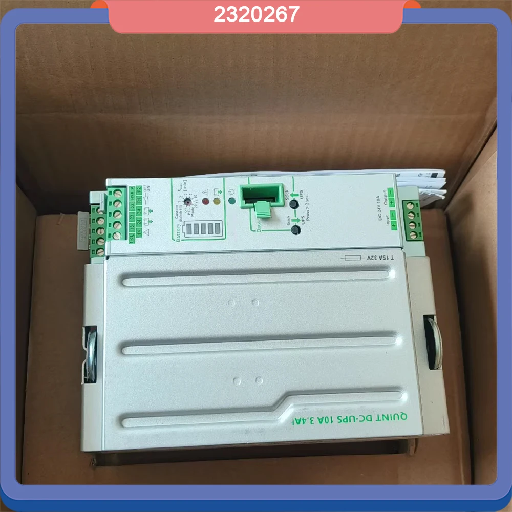 High Quality 2320267 QUINT-UPS/24DC/24DC/10/3.4AH QUINT DC-UPS 24VDC/10A For Phoenix Uninterruptible Power Supply Fast Ship