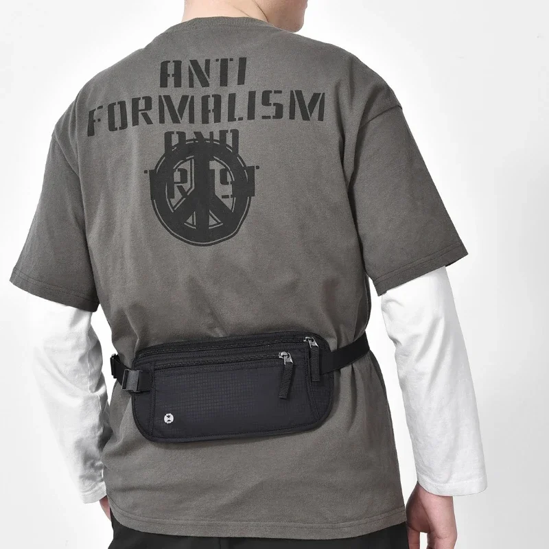 Unsichtbare Reise-Hüfttasche für Reisepass, Geld, Gürteltasche, versteckte Sicherheitsbrieftasche, Outdoor-Sport, Joggen, Brusttasche, Hüfttasche