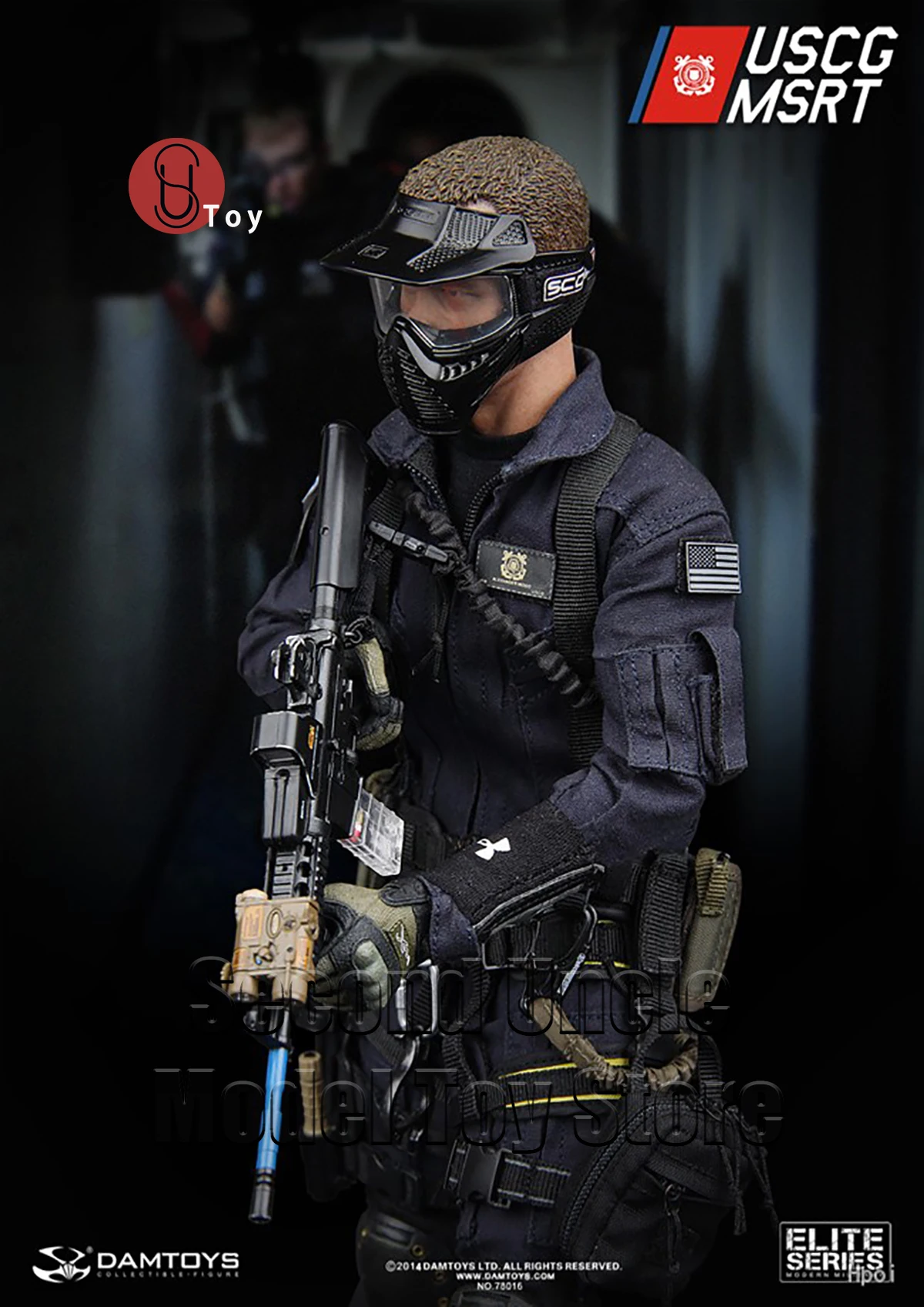 DAMTOYS DAM 78016 1/6 US Coast Guard USCG MSRT 12'' Male Soldier