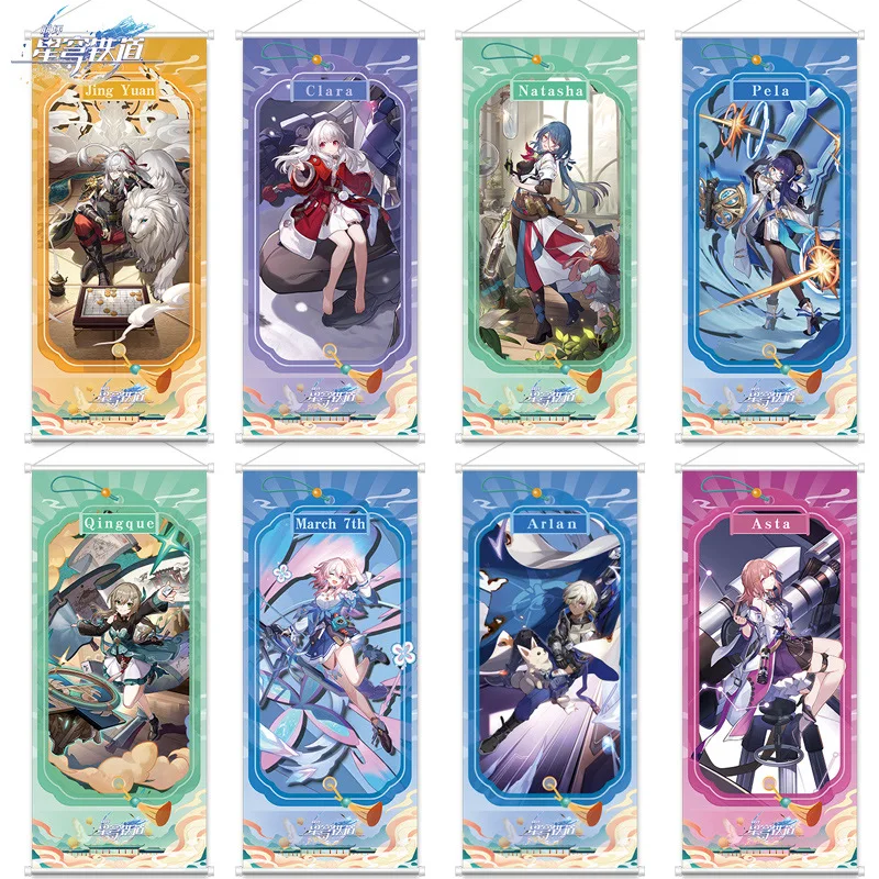 Anime Honkai:Star Rail Yanqing Spiel Periphere Achse Poster Comic Ausstellung Leinwand Zarte Malerei Dekoration Geburtstagsgeschenk