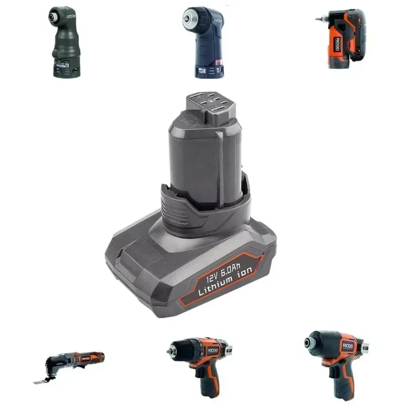 L1240 12 В 6000 мАч Замена литиевой батареи для Ridgid R82007 R82009 R82048 R82049 R82059 Аккумуляторные электроинструменты